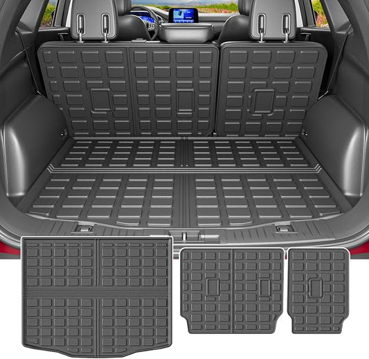 powoq Cargo Liner Compatible with 2020-2026 Ford Escape Trunk Mat All Season Protection TPE Cargo Mat Replacement for 2020 2021 2022 2023 2024 2025 2026 Ford Escape Accessories
