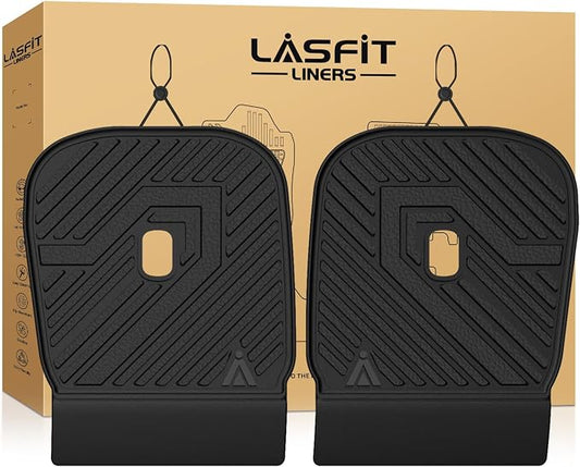 Lasfit Kick Mats for Kia Telluride 2027 7-Seat (Not Fit 8-Seat), 2nd Row Captain Chair Seat Back Cover Protectors, TPE Waterproof All-Weather Rear Backrest Liner