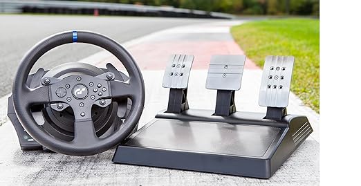 Thrustmaster T300RS GT Steering Wheel Set – Premium Force Feedback Sim Racing Wheel & Pedals for PS5, PS4 & PC | Realistic Driving Simulator for Sim Racing