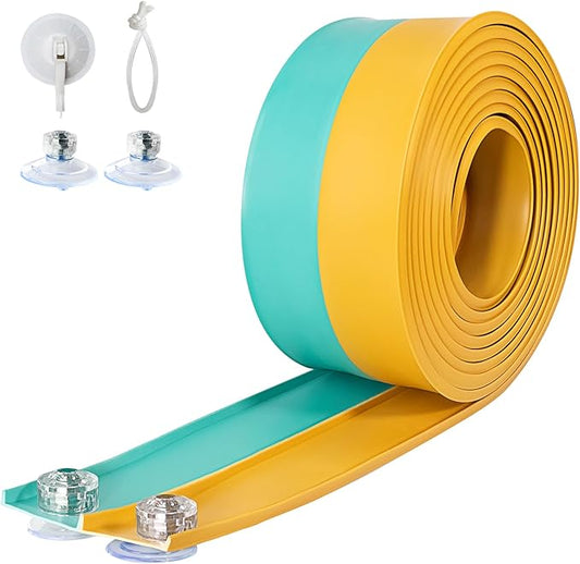 Flex Tracks 15 Ft for Kids Starter Set, Flexible Race Car Ramp Track with Suction Cups Compatible with Diecast 1/64th Cars for Ages 3 & Up (Daytona Blue & Yellow)