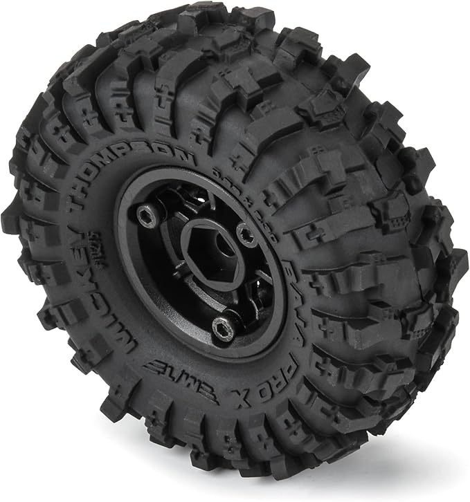 Pro-Line Racing 1/24 MT Baja Pro X F/R 1.0 Tires MTD 7mm Blk 4 PRO1021510 RC Tire