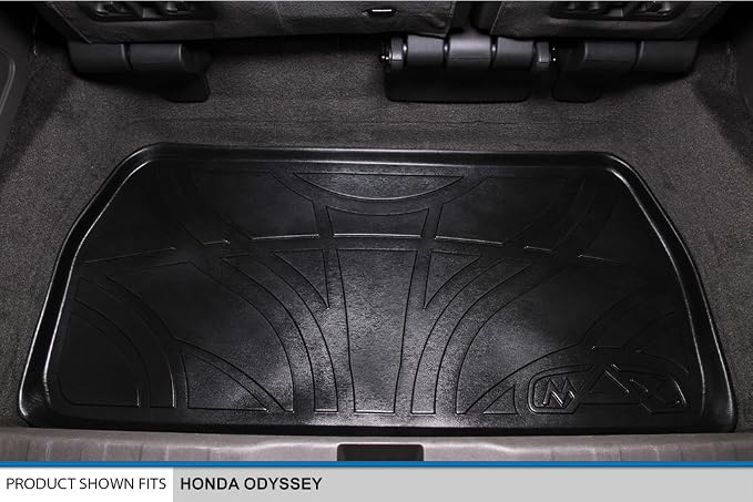 SMARTLINER Custom Fit Floor Mats 3 Rows and Cargo Liner Set for 2011-2017 Honda Odyssey