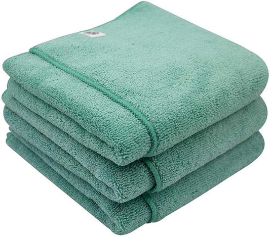 Chemical Guys MIC36403 Workhorse XL Green Professional Grade Microfiber Towel, Exterior (Safe for Car Wash, Home Cleaning & Pet Drying Cloths) 24" x 16", Pack of 3
