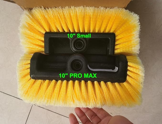 CARCAREZ 10" Small Car Wash Brush Head with Soft Bristle
