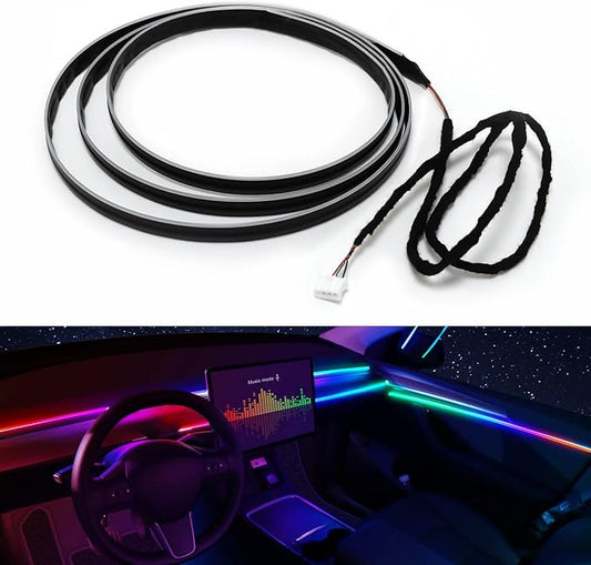 Dreamcolor Acrylic Interior Car LED Strip Light - 14-inch, Fits Dreamcolor Controller Kit