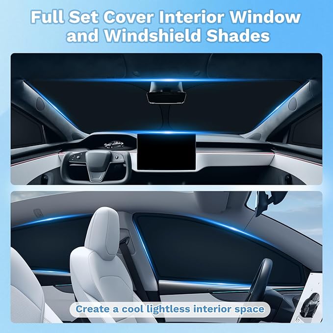 KUST Car Window Shades for 2020-2025 2026 Toyota Corolla Hatchback Accessories Windshield Sun Shade Side Rear Window Covers Sunshade Privacy Protection for Camping Blackout UV Block Full Set 6PCS