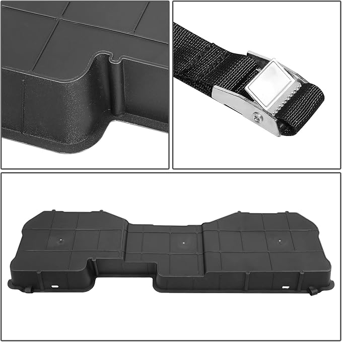 DNA Motoring Under Seat Storage Box Compatible with 07-18 Silverado Sierra 1500 / 07-19 Silverado Sierra 2500HD 3500HD Crew Cab Pickup, SBOX-002