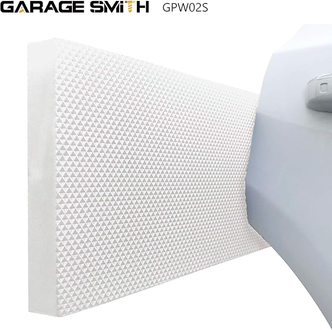 AMPULLA GWP02S Garage Wall Protector Car Door Protectors, Designed in Germany (2, White)