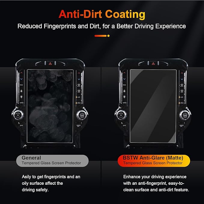 Ram Screen Protector 12 Inch for 2019-2026 Dodge Ram 1500 2500 3500 Uconnect Pickup Truck 12 In Ram Truck Accessories Anti-Reflective Bubble Free Soft Nano Protective Film 2PCS