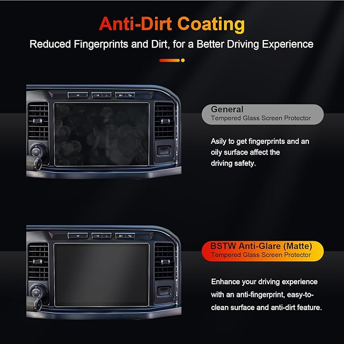 for 2025 F250 Screen Protector Matte for 2023-2025 2026 Ford F250 F350 F450 SYNC 4 12" Display for Ford F250 Super Duty Accessories Anti Glare Tempered Glass Protective Film (F250 12-In Matte)