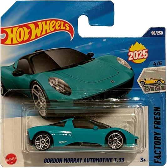 Hot Wheels Gordon Murray Automotive T.33 (JBB70) - Turquoise, Factory Fresh Series 4/5, 1:64, 90/250 - Licensed by Gordon Murray Automotive