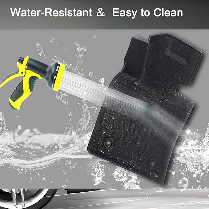 Floor Mats ＆ Cargo Liners Compatible with 2019-2025 Toyota RAV4，All Weather Protector Waterproof Durable Anti-Slip Odorless Custom-fit Front Rear Rows Back Trunk Tray Full Set Carpet Liner