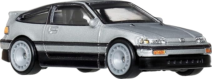 Hot Wheels Car Culture Premium 1:64 Scale Die-Cast Toy ’88 Honda CRX with Real Riders Tires & Metal/Metal Body & Chassis, First-Appearance