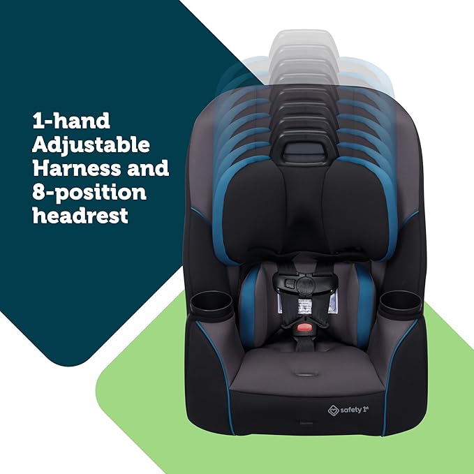 Safety 1st Crosstown All-in-One Convertible Car Seat, City Storm