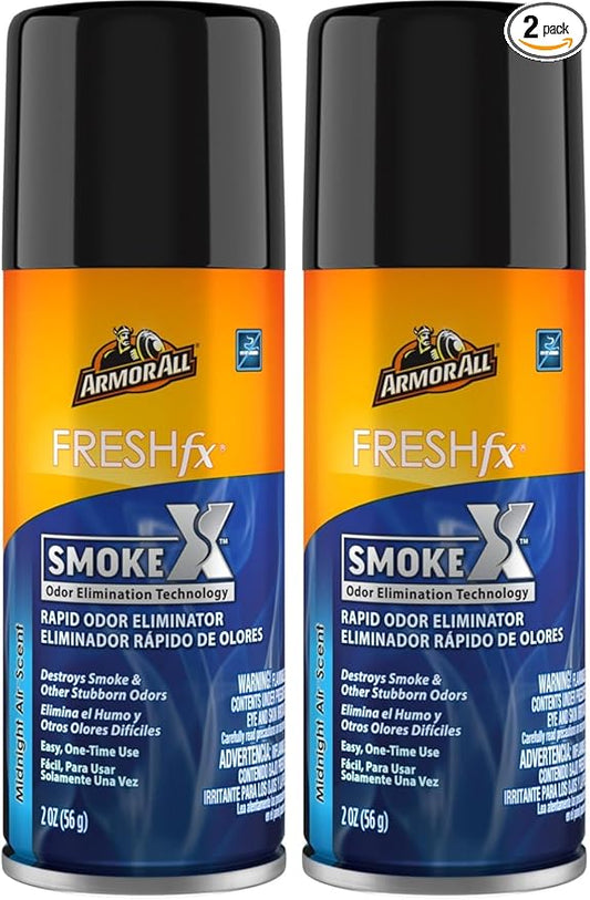 Armor All Smoke X Car Air Freshener, 2 Oz | Pack of 2 | Car Purifier