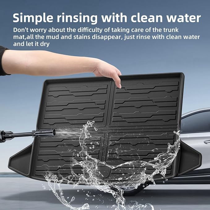 SMABEE Fit for 2024 2025 2026 Honda Prologue & Chevy Blazer EV Cargo Liner All Weather Trunk Mat for Blazer EV Prologue 2025 Accessories TPE Protective Pad All Season Cargo Mat Interior Black