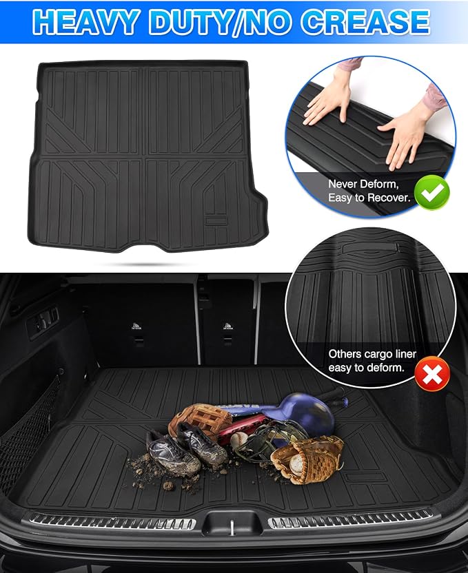 Cartist Cargo Liner Compatible with Mercedes-Benz GLC Class 2023 2024 2025 2026 All Models Accessories GLC 300 /GLC43 AMG Cargo Mat Trunk Mat All Weather Heavy Duty
