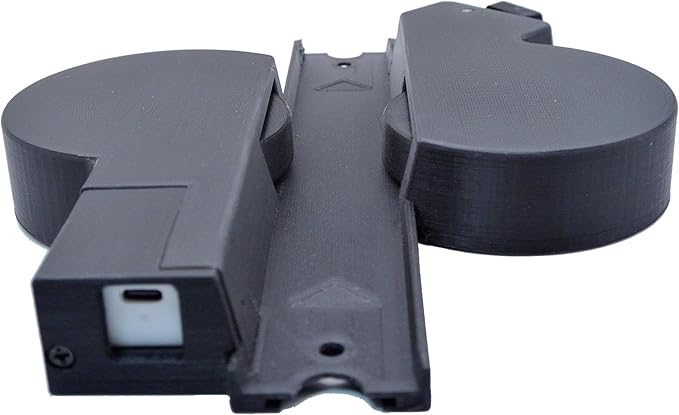 Mike's Makeshop Booster Classic – Quiet, Rechargeable Track Booster Compatible with Hot Wheels (Black)