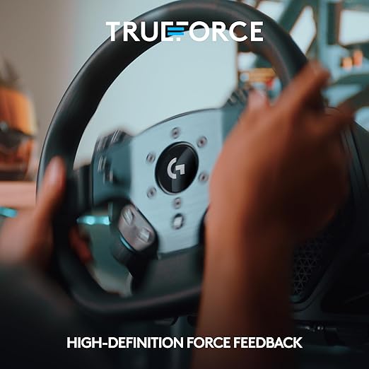 Logitech G PRO Racing Wheel - Steering Wheel for PC, Xbox Series X|S, Xbox One, Direct Drive 11 Nm Force, Ultra-Realistic Feedback, Magnetic Gear Shift Paddles, Dual Clutch, PRO Button Layout