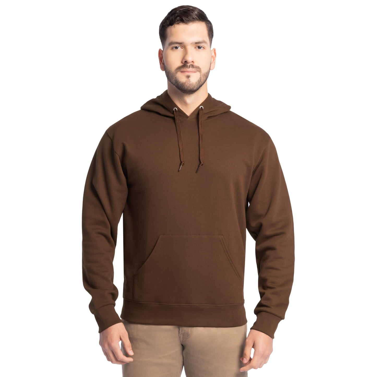Fruit of the Loom mens Eversoft Fleece Sweatshirts & Hoodies Shirt, Pullover - Black, Large US