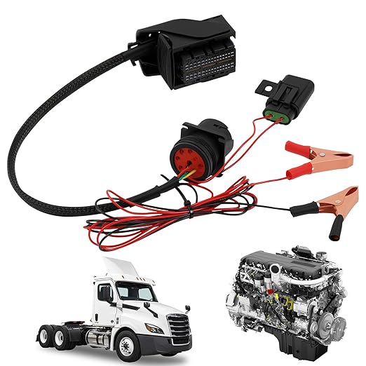 Diagnostic Cable Adapter for PACCAR MX13 EPA17 ACM Engine - Heavy Duty Truck & Commercial Vehicle Fault Code Reader Scanner Tool