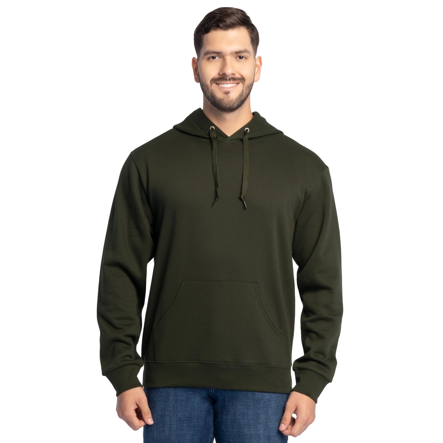 Fruit of the Loom mens Eversoft Fleece Sweatshirts & Hoodies Shirt, Pullover - Black, Large US