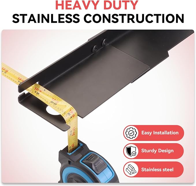 Wheel Alignment Tool – Toe Alignment Plates with Digital Angle Finder, Heightened Design, 2 Imperial Tape Measures, Fits Most Cars, Trucks, and SUVs