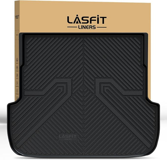 LASFIT Cargo Tray Liner for Subaru Outback 2020-2025 Trunk Mat, All Weather TPE Custom Fit Easy Clean Durable No-Curling Cargo Mat for Outback 2025 2024 2023 2022 2021 2020 Trunk Tray Liner, Black