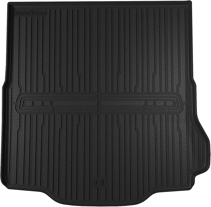 TripleAliners All-Weather Mats Compatible with 2026 2025 2024 Dodge Charger EV Accessories Floor Liners Trunk Cover Custom Fit TPE Heavy-Duty Liners (Trunk Mat)