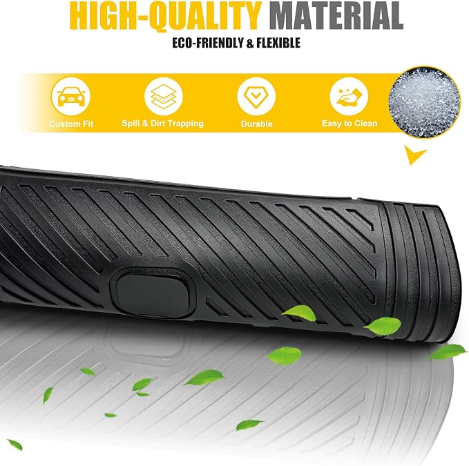 Backrest Mat for 2022-2025 Hyundai Tucson All Weather TPE Rear Back Seat Protector Cargo Liner for 2022 2023 2024 2025 Hyundai Tucson Black Only