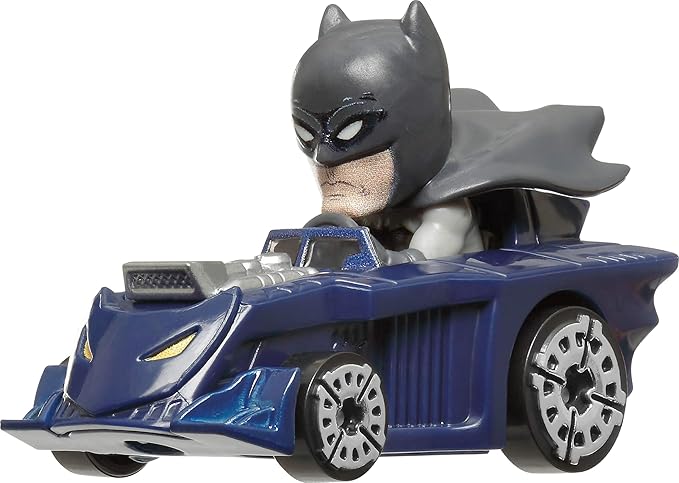 Hot Wheels RacerVerse, Set of 4 Die-Cast 1:64 Scale Toy Cars Optimized for Driving on Hot Wheels Tracks with Pop Culture Characters as Drivers