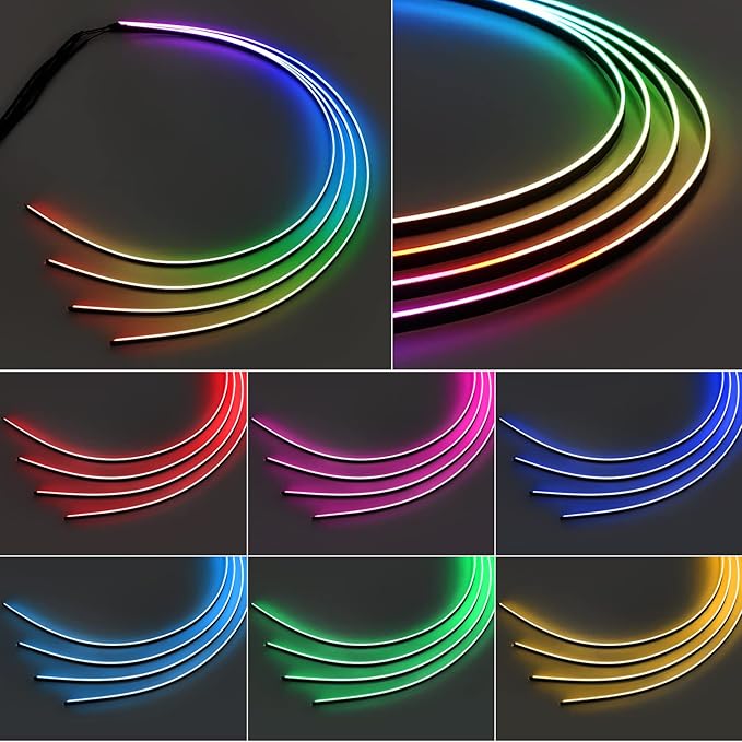Dreamcolor Acrylic Interior Car LED Strip Light 29.5-inch, Fits Dreamcolor Main & Sub-Controllers