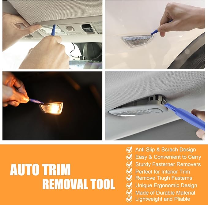 iFunyLED 24 Pieces Dome Light LED Car Interior Bulb Kit Set 194 T10 DE3175 578 31mm 42mm Bulbs Interior Replacement Lights for Car Map License Plate Door Side Marker Cornering Trunk Light - Amber