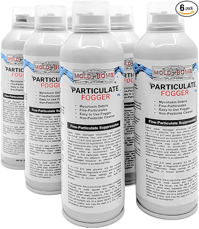 BioCide - Particulates Deodorizer and Odor Reduction Fogger - 6-Pack - 6 oz cans