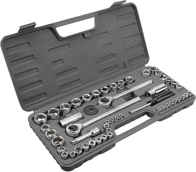 Performance Tool W1172 SAE/Metric 52-Piece Socket Set (1/4-Inch, 3/8-Inch & 1/2-Inch Drive)