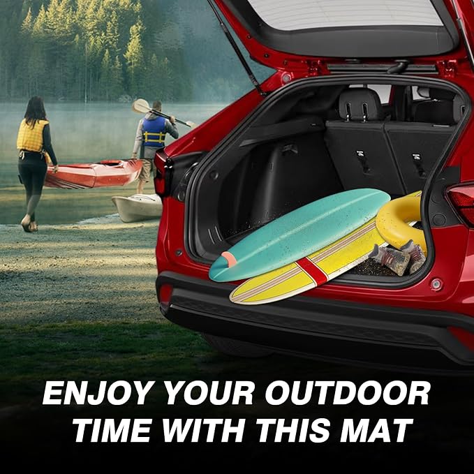 Powerty Trunk Mat for 2024 2025 2026 Chevrolet/Chevy Trax Accessories Cargo Mats TPE All Weather Cargo Liner Heavy-Duty Trunk Liners