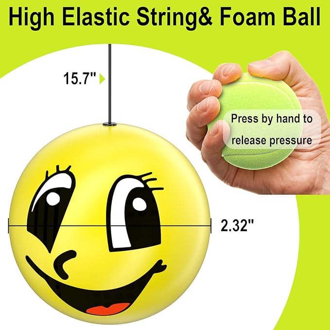 BFXM Garage Parking Aid Ball, Parking Guide System for Car Accessories, Stop Indicator, Parking Assist Ball, Aid-Parking Kit, Garage Car Stopper, Pack of 2