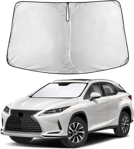 Autovir Windshield Sun Shade Fit for 2016-2020 2021 2022 Lexus RX Sun Shade, Front Window Sun Visor, UV Protection, Heat Blocker, Foldable Car Accessories