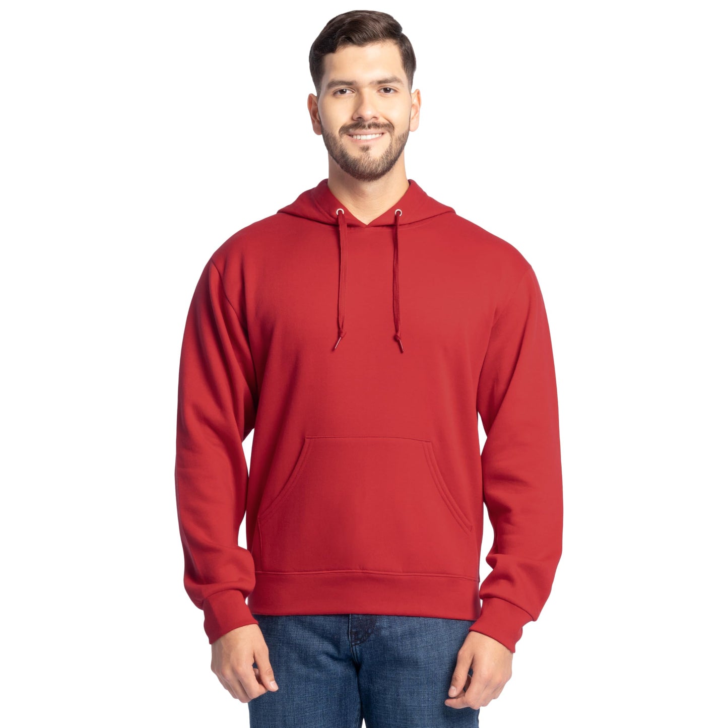 Fruit of the Loom mens Eversoft Fleece Sweatshirts & Hoodies Shirt, Pullover - Black, Large US