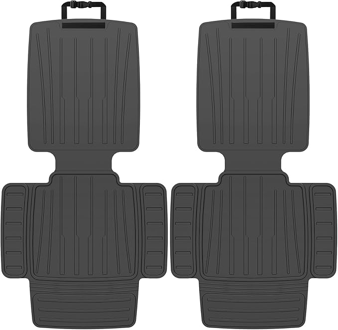 insefocc Car Seat Protector for Child Car Seat，TPE Waterproof & Anti-Slip （No Imprints）,carseat Protector car seat Cover Universal Fit for Baby & Pet Use, BPA-Free（Black -1 PC）