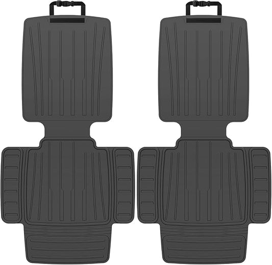 insefocc Car Seat Protector for Child Car Seat，TPE Waterproof & Anti-Slip （No Imprints）,carseat Protector car seat Cover Universal Fit for Baby & Pet Use, BPA-Free（Black -1 PC）