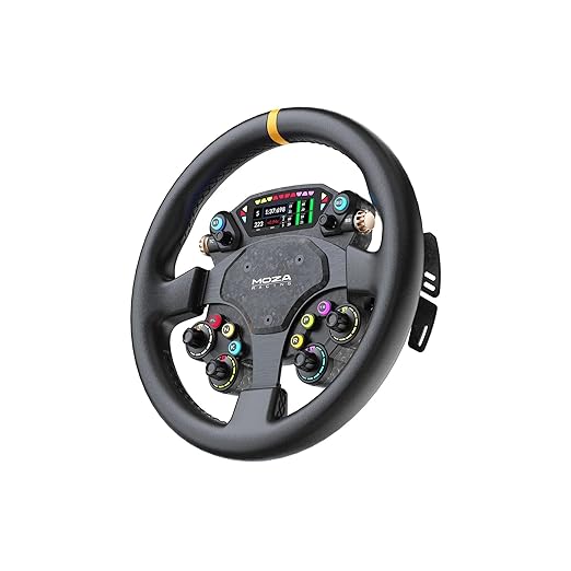 MOZA CS Pro Steering wheel for PC Gaming Car simulator