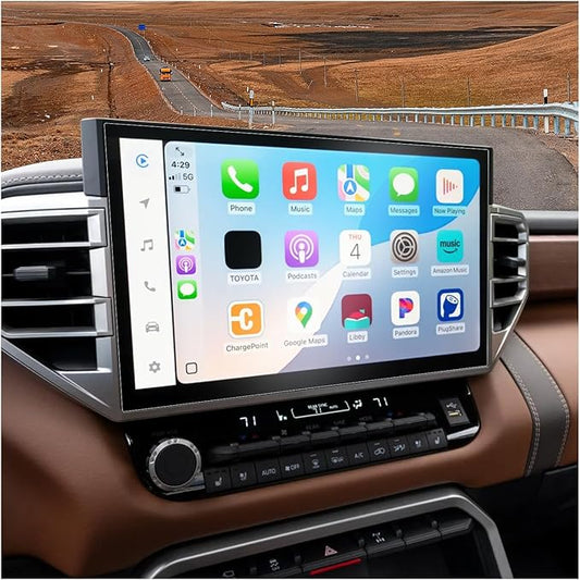 for 2024 Sequoia Matte Screen Protector for 2023-2026 Toyota Sequoia Limited/Platinum/TRD Pro 14" Display for 2025 Toyota Sequoia Accessories Anti Glare Tempered Glass Film (Sequoia 14-In Matte)