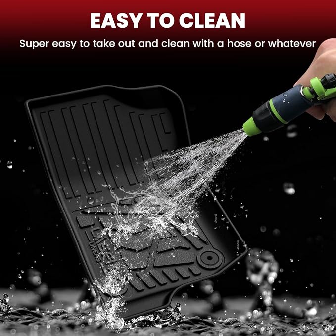 LASFIT Floor Mats for Jeep Wrangler Unlimited 4XE 2021-2025 4 Door Without Subwoofer, Plug-in Hybrid EV-Gas (PHEV), All Weather Car Mats Floor Liners Cargo Liner Seatback Cargo Mat Black