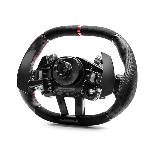 Thrustmaster Hyper Car Wheel Add-On, Ergonomic and wrapped with Leather and Alcantara, Works with Thrustmaster's T818 and T598 ecosystem bases - Compatible on PS5, PS4 and PC