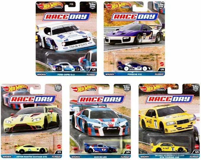 Hot Wheels Premium Car Culture Collectible Toy Car, 1:64 Scale Die-Cast Nissan 400Z, Slide Street Vehicle with Real Riders Tires