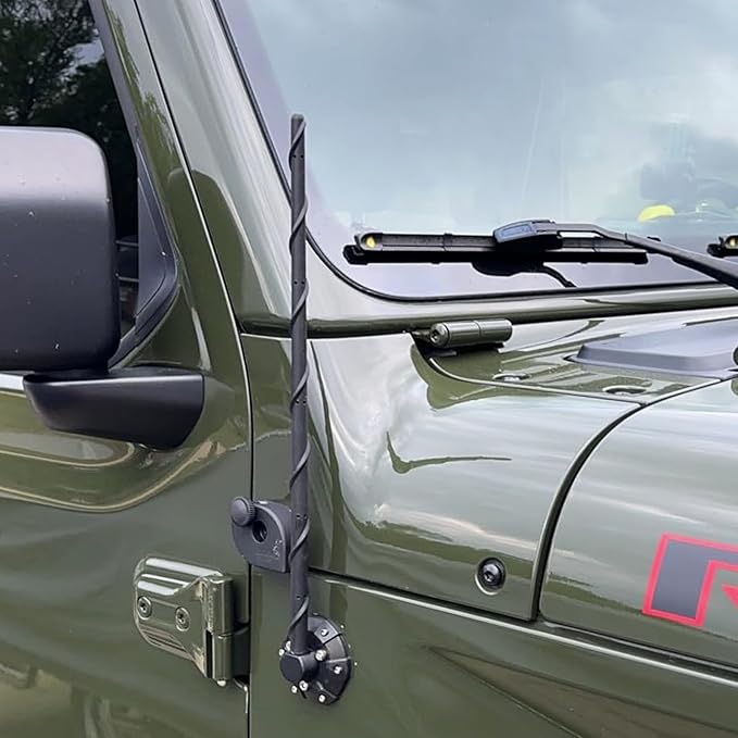 16 Inch Antenna for Jeep Wrangler Gladiator 2007-2026 Jeep Car Antenna Replacement, Short Antenna Jeep Wrangler JL JK Glaidator Accessories