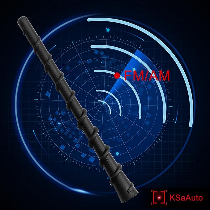 KSaAuto Short Antenna Compatible with Ford F150 2009-2026, 8 Inch Antenna F-150 Truck Accessories, Ford Pickup Truck Radio Replacement Antenna 2017-2026 F-250 F-350