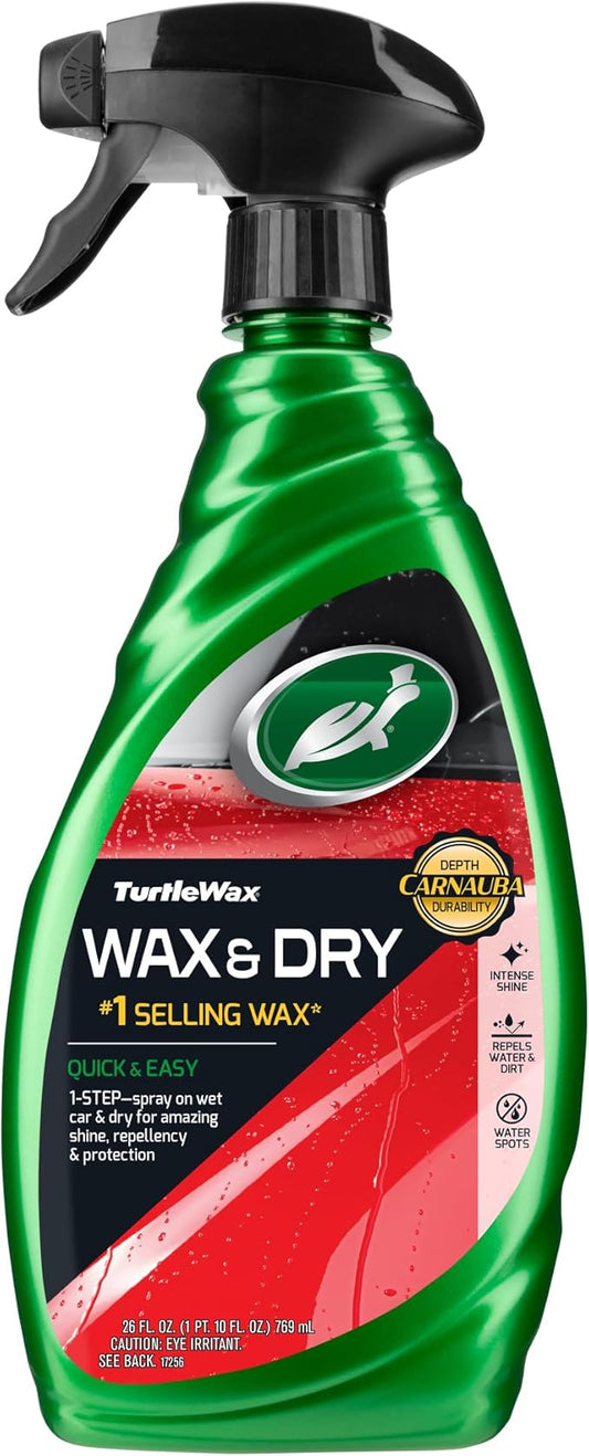 Turtle Wax T-9 1-Step Wax & Dry - 26 Oz.
