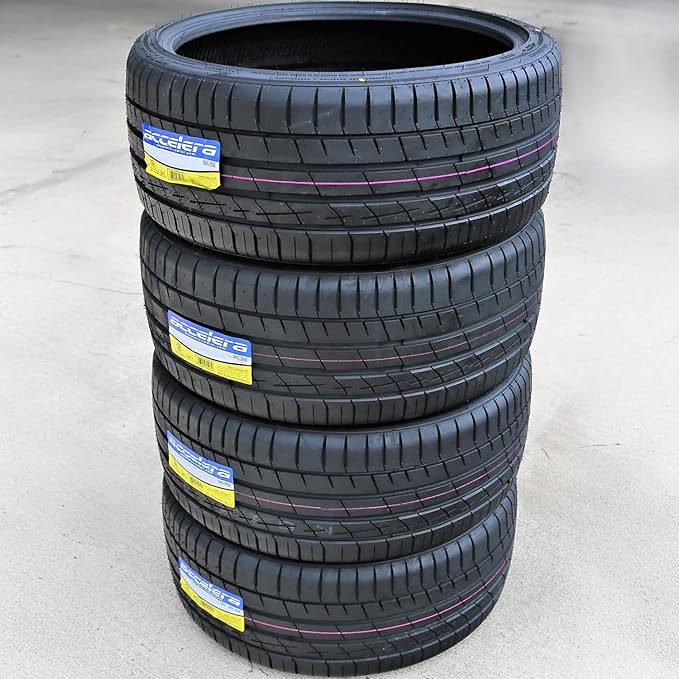 Accelera Iota ST68 All-Season Passenger Car High Performance Radial Tire-255/35R22 255/35ZR22 255/35/22 255/35-22 99W Load Range XL 4-Ply BSW Black Side Wall UTQG 400AA
